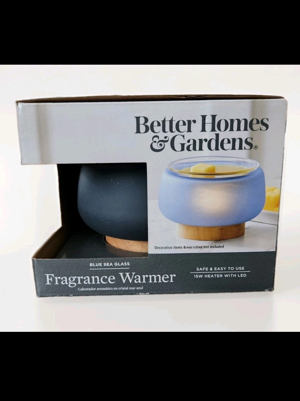 Better Homes And Gardens Sea Glass Fragrance Wax Warmer in Blue